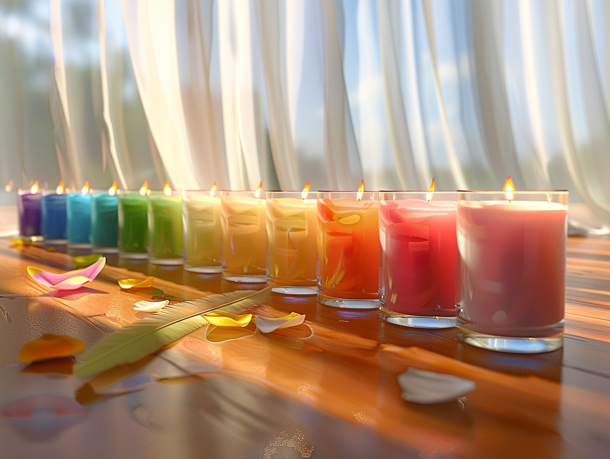 Signification des couleurs de bougies pour rituels : découvrez leurs