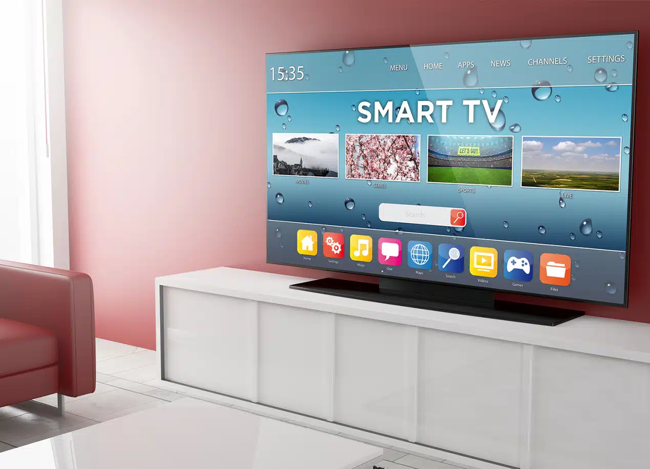 TV orange sur Smart TV LG 