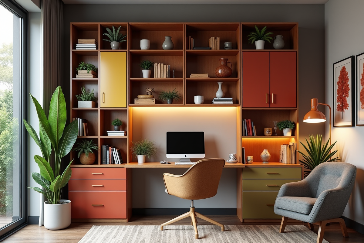 bibliothèque bureau