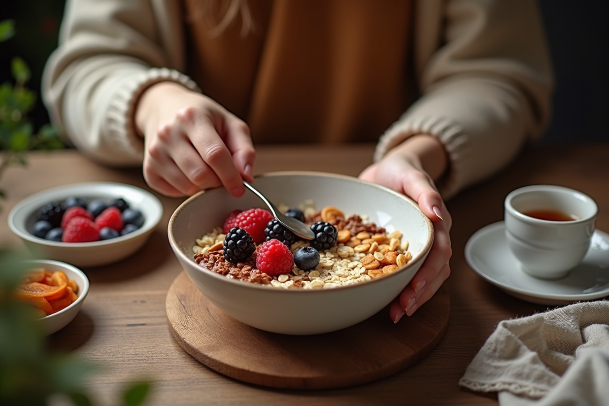petit-déjeuner équilibré