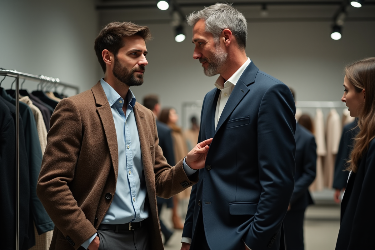 Styliste en backstage lors d